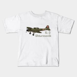 Il-2 Shturmovik WW2 Soviet Aircraft Kids T-Shirt